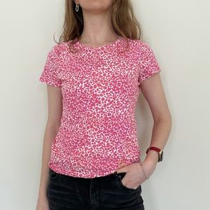 NWOT MICHAEL KORS TSHIRT MK TOP ANIMAL PRINT